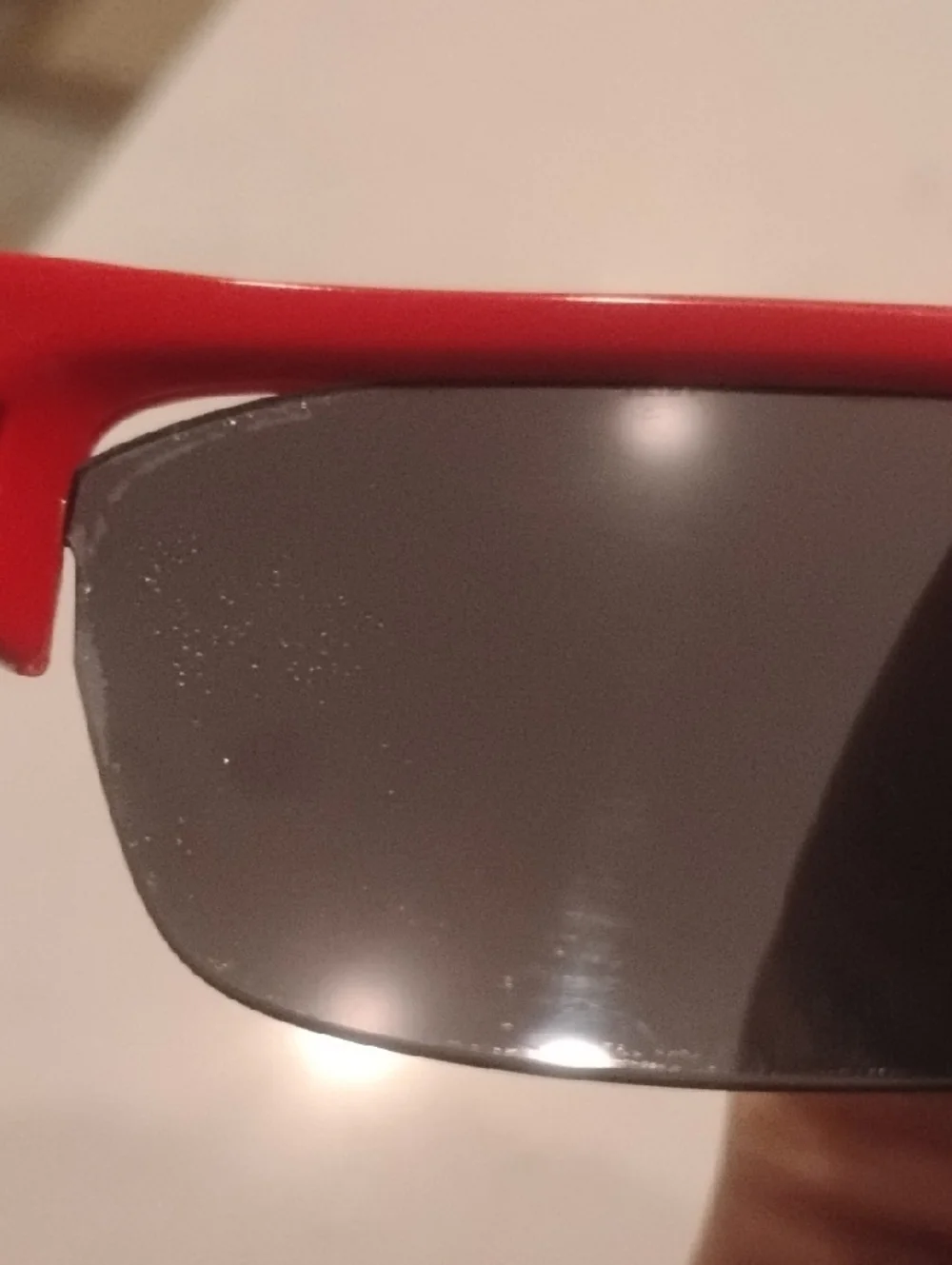 Oakley Red and Gray Flak Jacket Sport Sunglasses